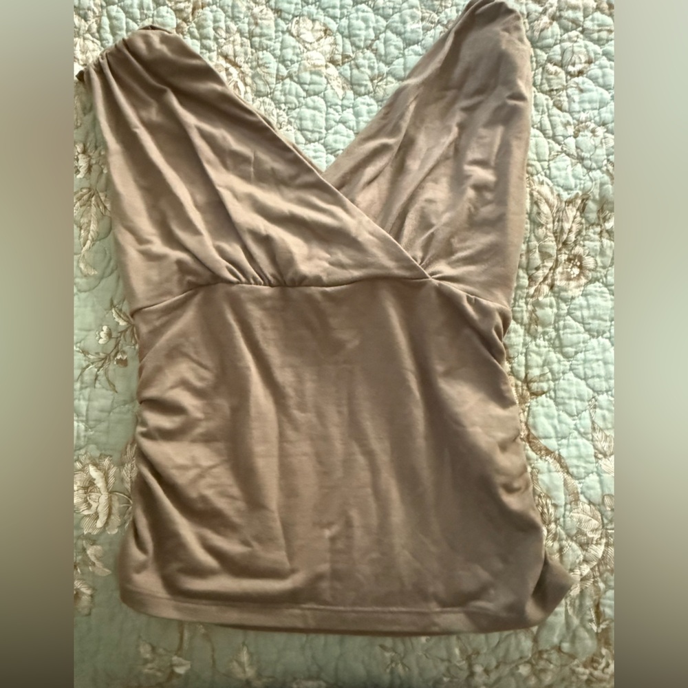 LAST CHANCE Reformation Amelia Knit Top Small Shitake XS SOLD OUT - Picture 3 of 6